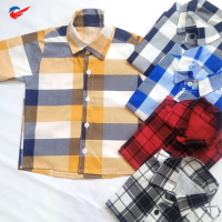 Camisa Manga Curta Tricoline Xadrez BOYMAN-XAD04