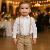 Camisa Manga Longa Tricoline - BOY0CL001
