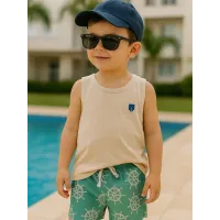 Camiseta Regata Malha Menegotti - BOY0CS0T06