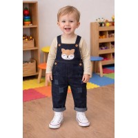 Jardineira jeans - BOY0JAR007
